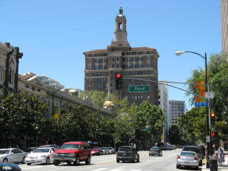 Santa Clara Street in San Jose California